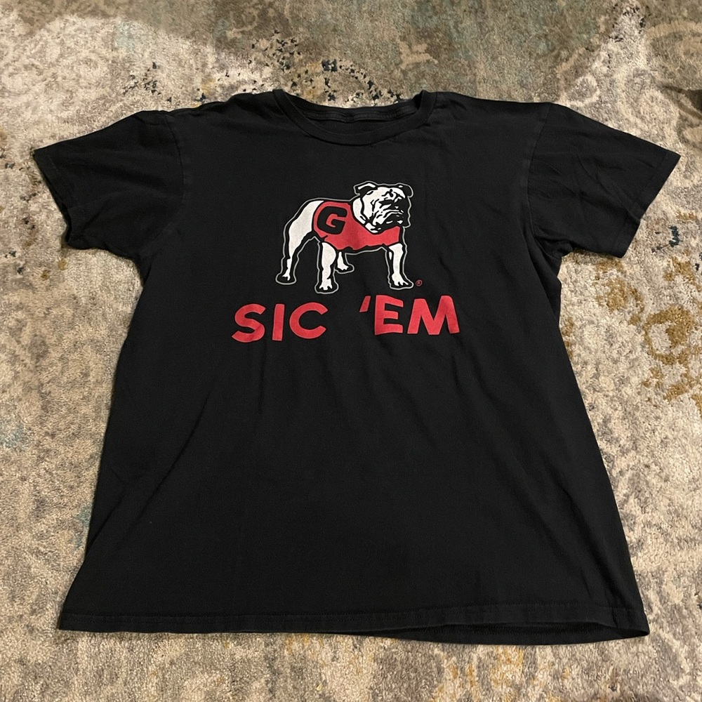 UGA Black Tee Shirt